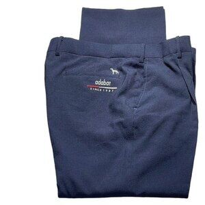 Adabat Mens Navy Blue Golf Pants - Regular Fit Lightweight & Breathable Fabric
